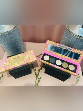 Pat McGrath Pink Metallic Eyeshadow Set - Ivory, Charcoal, Gold